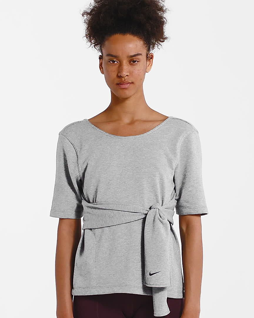 nike studio wrap top