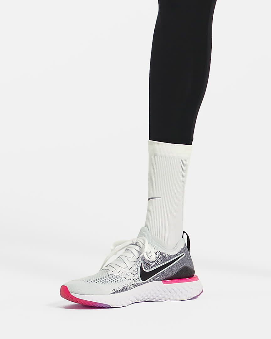 nike epic react flyknit femme blanche