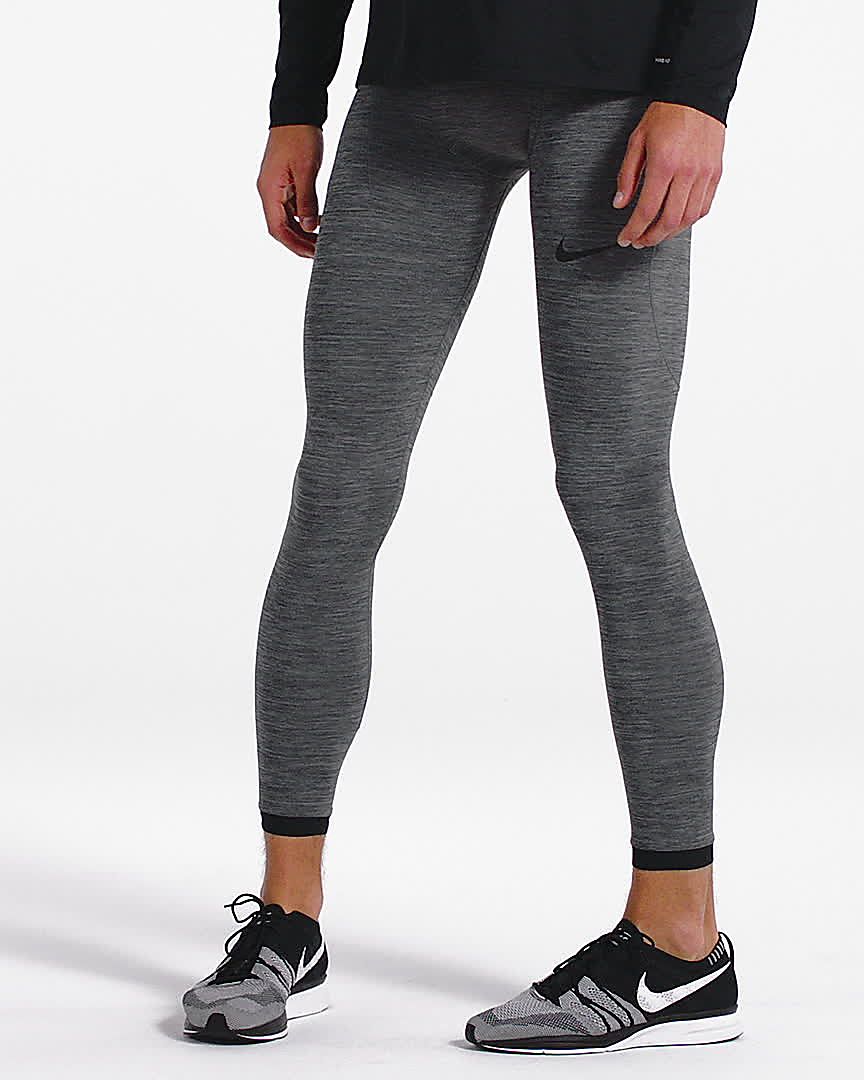 nike pro grey tights