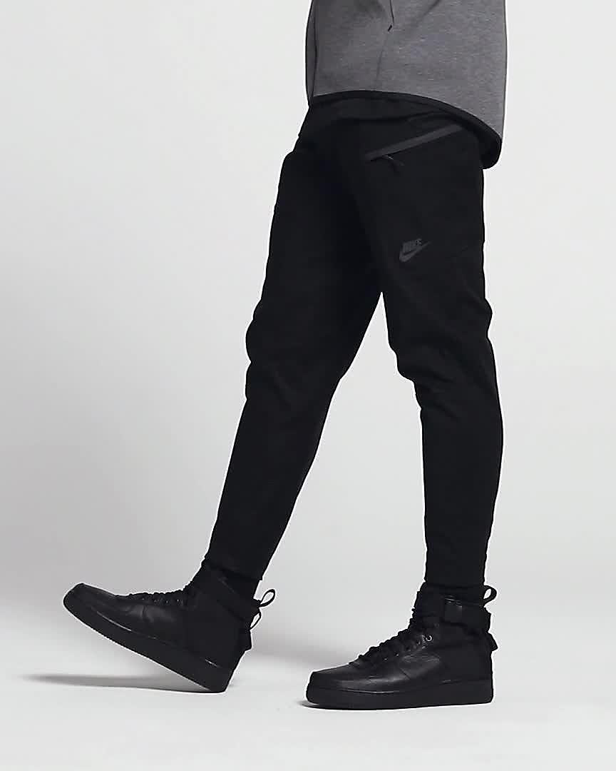 nike air force 1 mid black