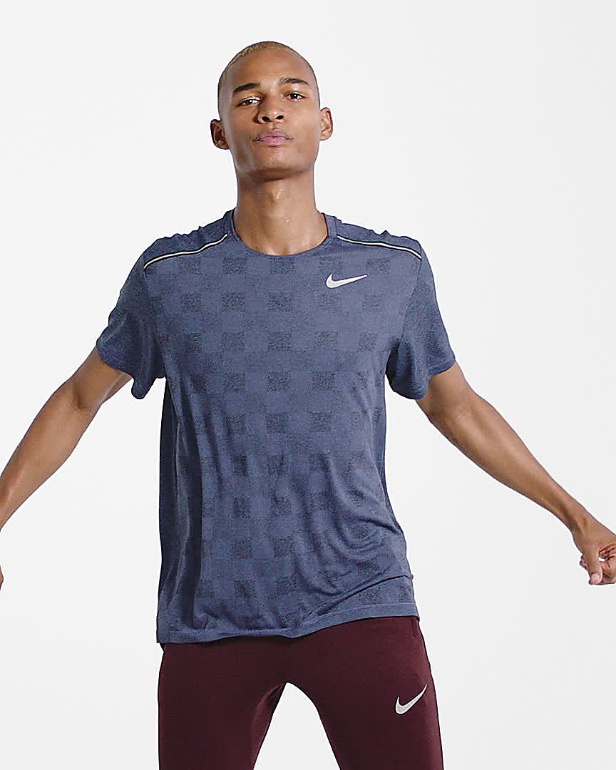 nike dri fit knit short sleeve