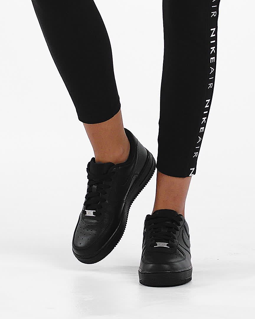 nike air force 1 07 low schwarz damen