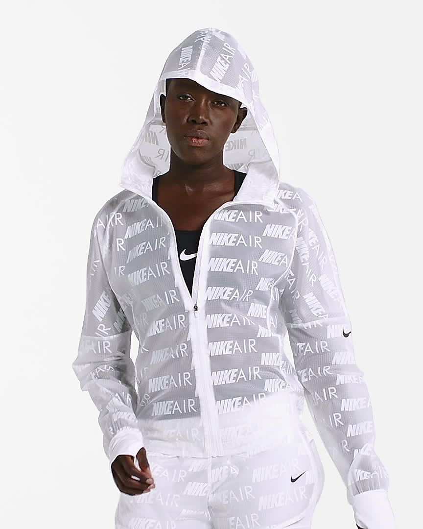 Nike Air Damen-Laufjacke mit Kapuze